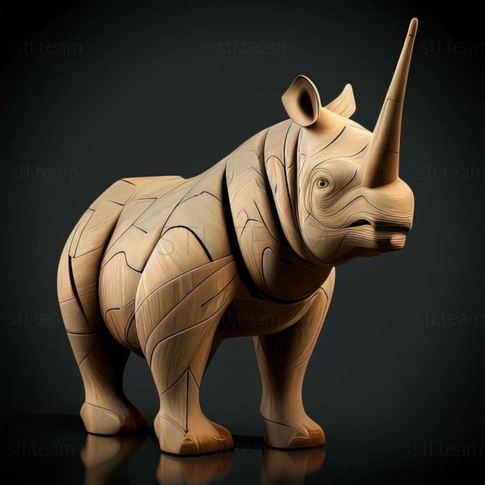 3D модель Granastrapotherium snorki (STL)